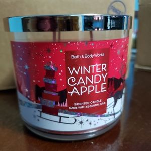 Winter Candle Apple